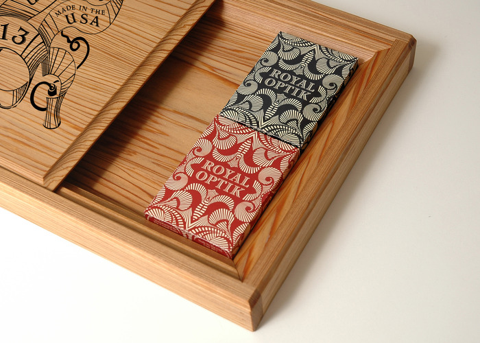 Inside shot of Royal Optik box.