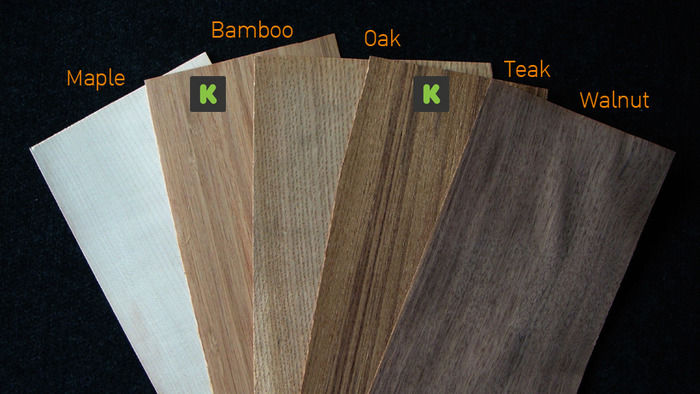Wood textures for both lamps. Bamboo and Teak is for special Kickstarter version. The wood options will be chosen from backer after the campaign done in our survey form.