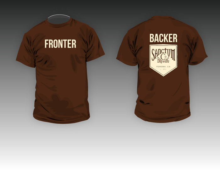 With this tee you'll never forget your support for Sanctum...or which way to put the shirt on!