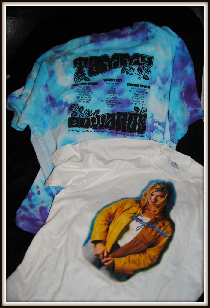Tammy T-Shirts Tie-dyed (colors vary) and White (Same design on front and back of all)