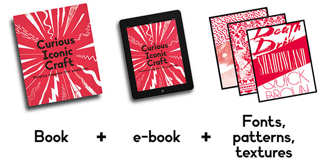 Pledge £20 and receive Curious Iconic Craft, the e-book and a digital pack.
