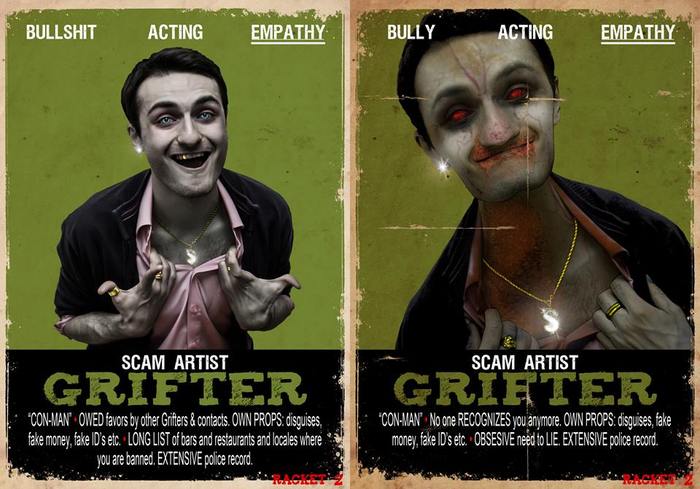 IFTER: Scan Artist, Conman. Description: It’s hard to go far in the Zombie world without becoming prey to a confidence scheme of one kind or another. Every trick attempted in the human world has been tried. Cold hard cash is at a premium among the Toxic.