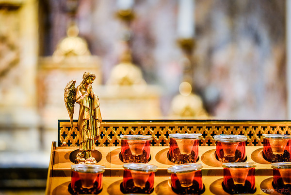 Inside St. Patrick's Cathedral in NYC