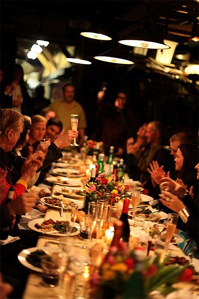 Dinner at the Forge (photo by Samantha Smith)