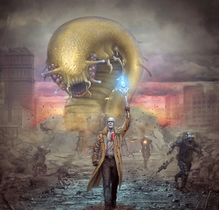 "Magwallis leads the Studebaker Hospice Carrionfiend into the light. Doom be to Detroit and all the Breathers who dwell there. The Quarantine has been broken, we are all free."
