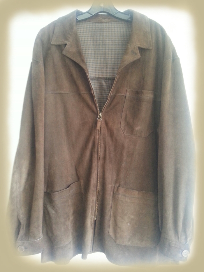 Brown Suede Jacket Worn By Chuck Negron.