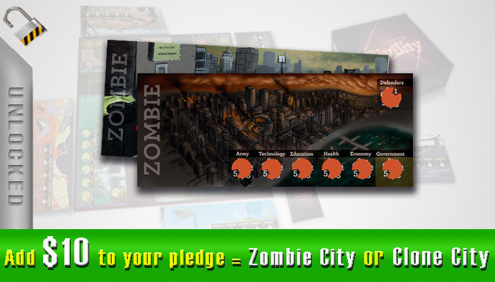 $10 - Zombie City or Clone City