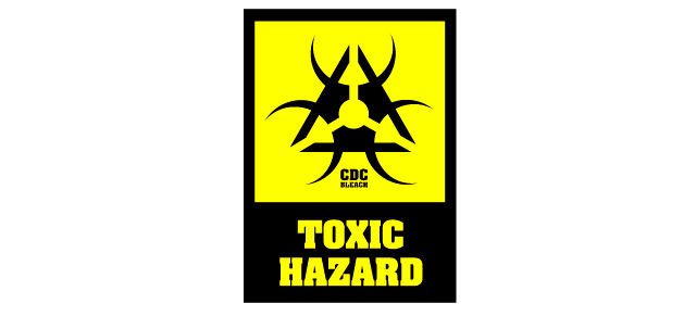 ToxHaz sign created by CDC in 1947, after the Albuquerque incident, predates Biohazard symbol