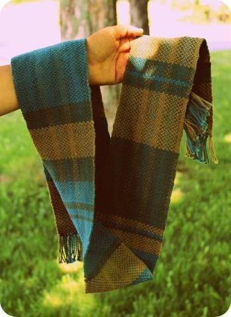 Handwoven cotton scarf