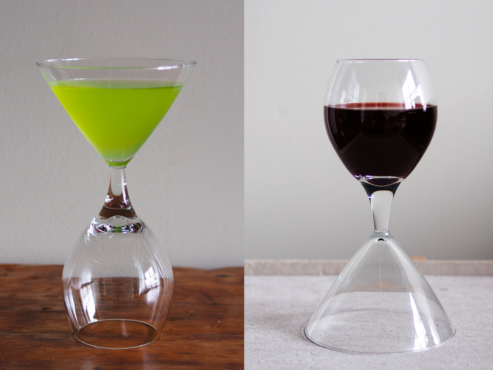 The Inverto Wine-Cocktail Glass (only available to Nobel Prize level backers)