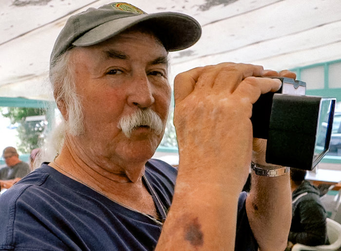 David Crosby of Crosby, Stills and Nash. Poppy would have been amazing at Woodstock.