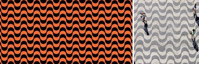 Copacabana patterns used on our T-shirt rewards