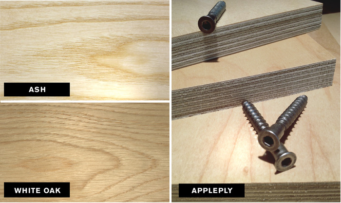 Two choices of satin finished veneer plywood MORE DETAILS HERE