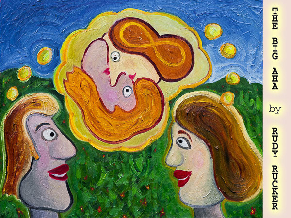 "The Lovers," One of my Paintings for THE BIG AHA