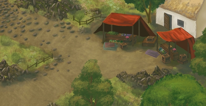 A screenshot of the updated art style.