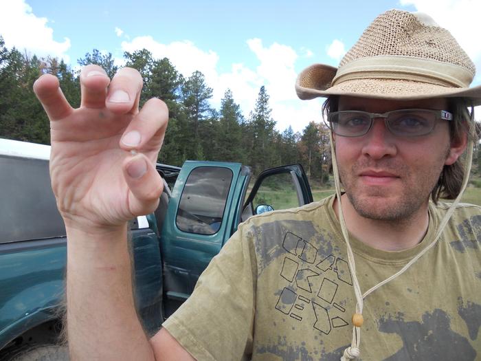 A one carat uncut diamond almost makes standing neck deep in 100 years of cow poop worthwhile.