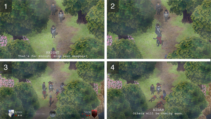 Seamless transitions to and from combat