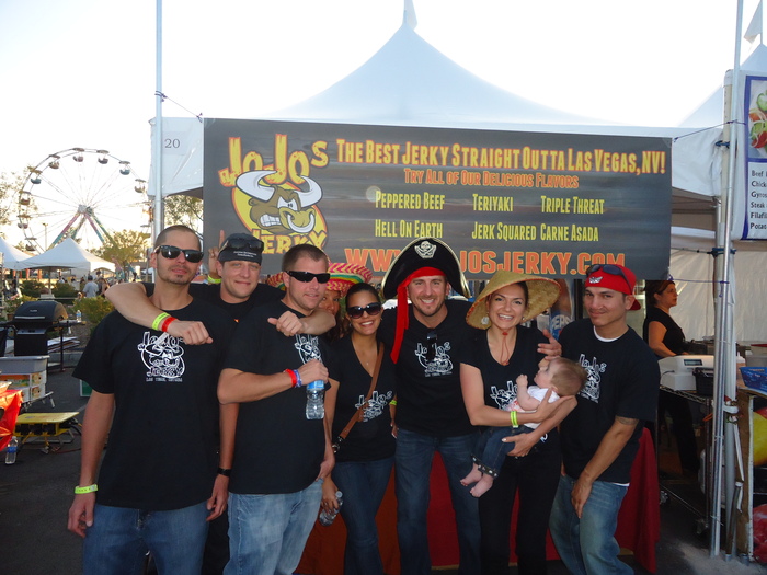 JoJo's Jerky team at Las Vegas Foodie Fest 2012