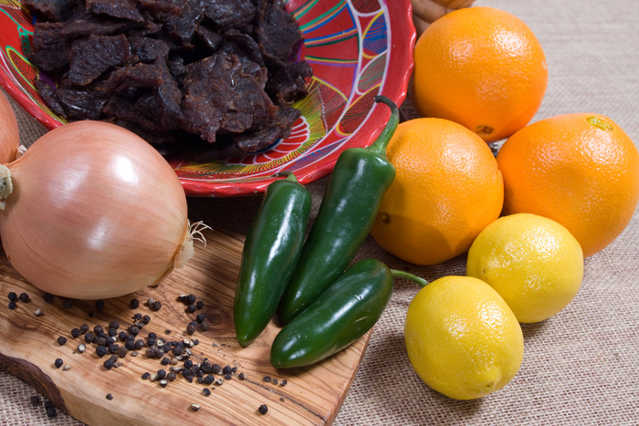 Carne Asada beef jerky, ingredients