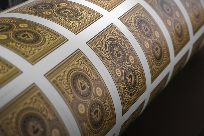 Example uncut sheet of cards (not ours)