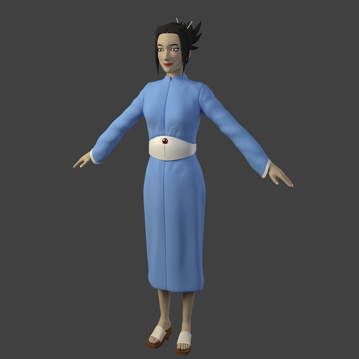 3D Character Model for "Hiromi Aoki Lerner" (Bela Szabo)