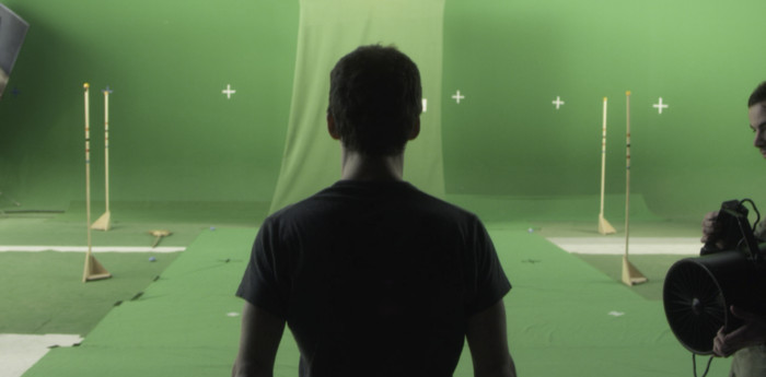 Meet our hero ( Behind the scenes shot )