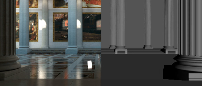 But more than that, every pixel has to be created and imagined. Every color, pattern, light...