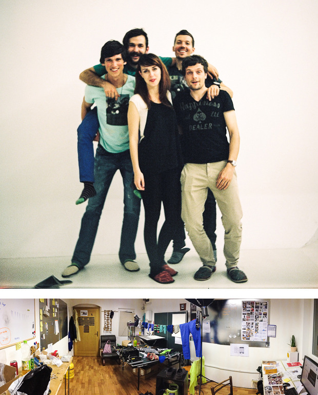 Lumu team with Lumulab panorama.
