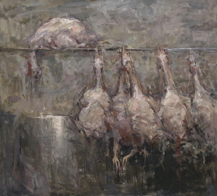 Untitle, oil on canvas, 36 x 40 ins.
