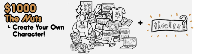 All previous non-limited rewards plus... We'll design your Organic Panic character! Let us know your food item and skill and our character artist will create it, eg. a kung-fu Cashew nut with a bandana and nunchucks. Plus a giant poster of your creation.