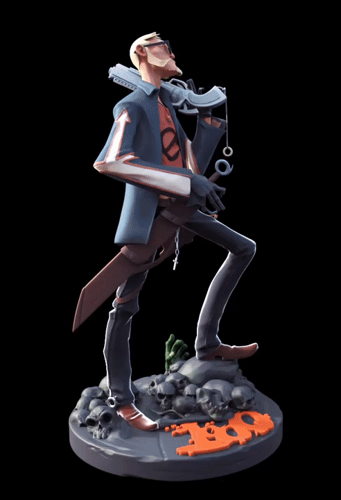 Tommy Boy 7-inch vinyl figurine. Color edition.
