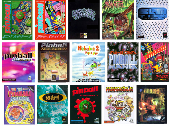 21st CE built it's reputation primarily on Pinball games