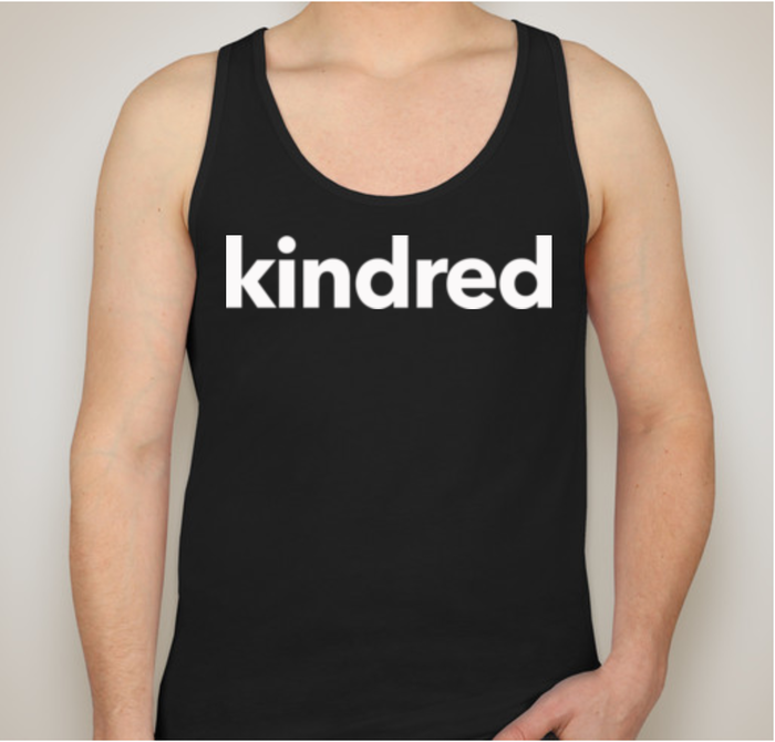 (D) Unisex Logo Tank (FRONT) (Sizes: XS-XL, Color: Black) (BLANK BACK)