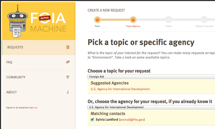 Picking a topic