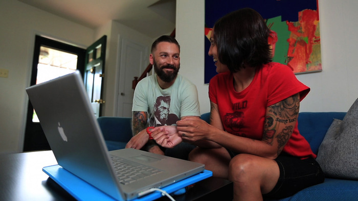 Dina & husband Gary discussing their options