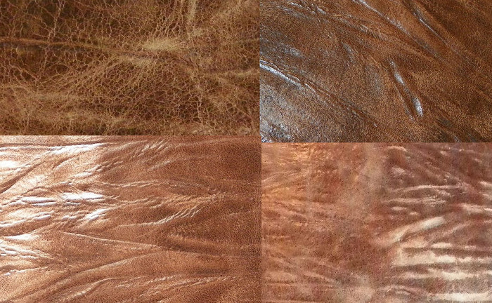 New textured leather