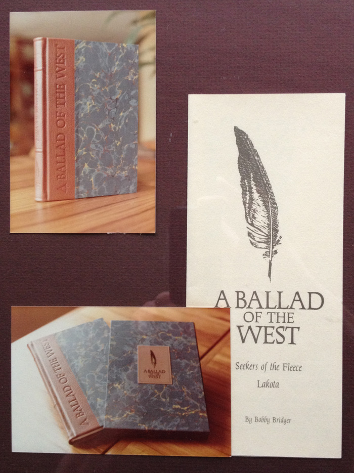 Very Rare Collector's Edition hardback "A Ballad Of The West" - #109 of 250, 1 of 2 remaining in Bobby's personal collection! c.1982