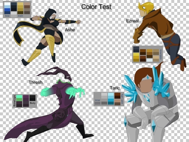 Color samples for Summoner Showdown 2