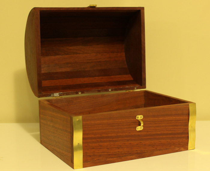 Only 10 of these handmade treasure chests are available