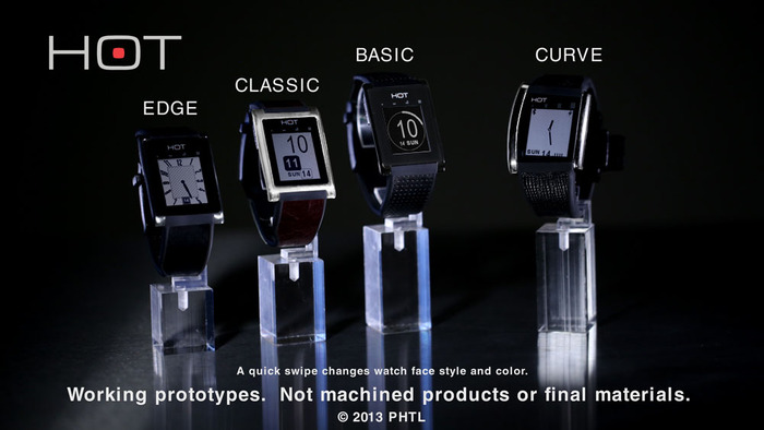 All four styles have identical features. Additionally, the curve is equipped with a flashlight