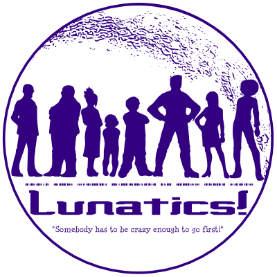 Lunatics Medallion Logo (T-Shirt & Stickers)