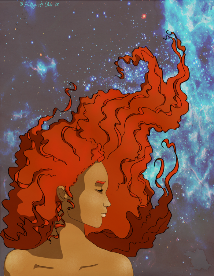 Imogen Galaxy Print by Hadley St. Clair