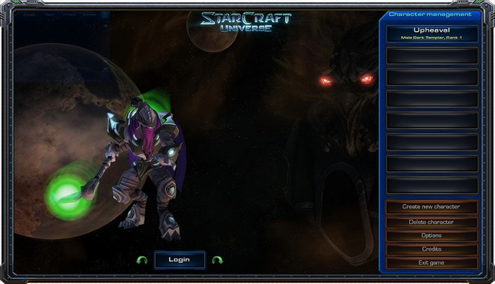 The game allows to save up to 8 characters which you can choose from.