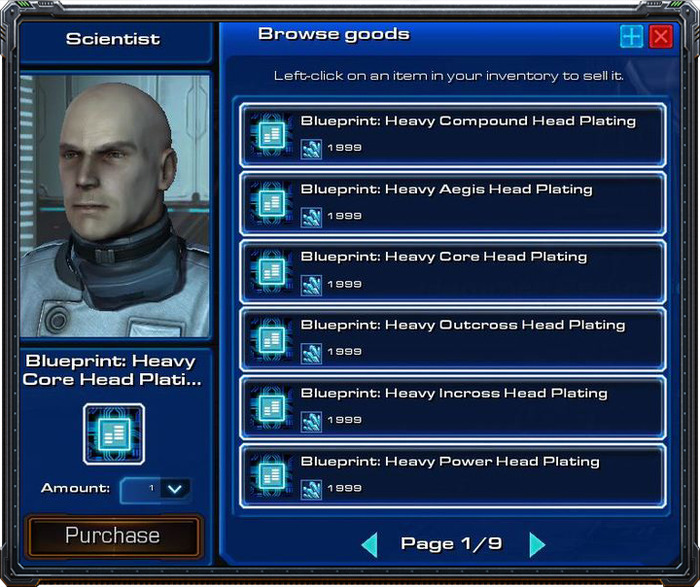 A vendor selling blueprints.
