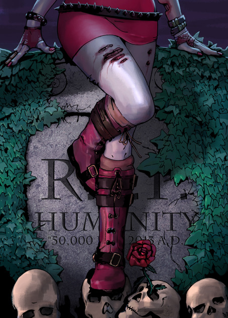 Backcover of ZOM-B-GIRLS cards