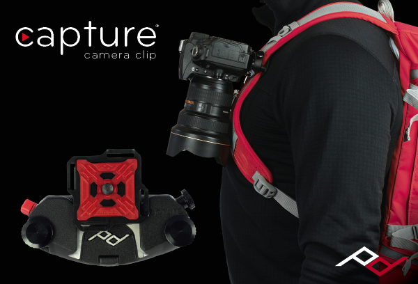 Capture Camera Clip v2: Carry your camera on any backpack strap, belt or bag.