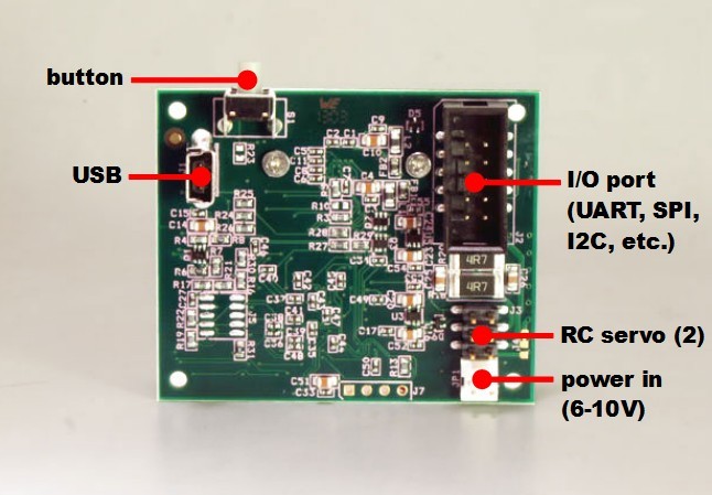 Pixy's ports (back of Pixy)
