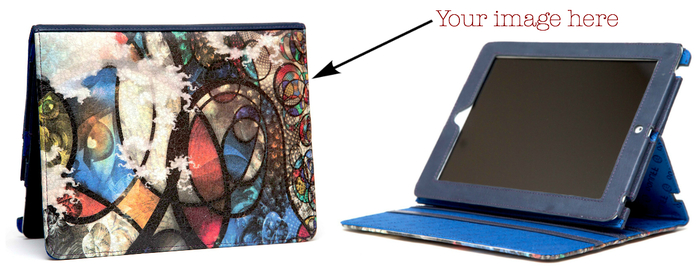 Leather iPad Cinema Case: Adjustable Screen Angles, Fits iPad2, iPad3, and iPad4
