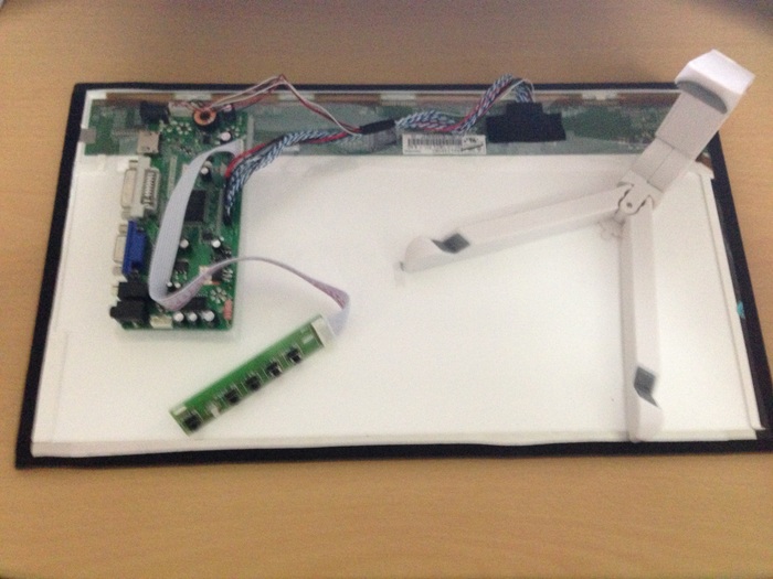 The Able-HD Prototype set with Adapter board, LED panel, TRI-STAND and Charger