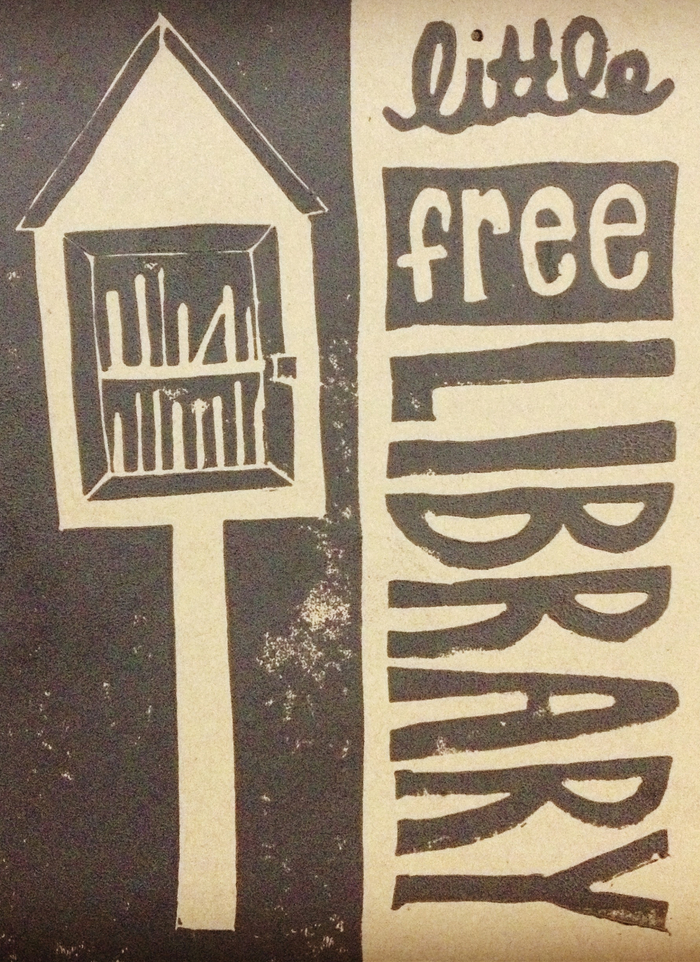 The hand-stamped bookmark will be sent as a postcard that can be folded into a two-sided bookmark, cut into two bookmarks, or left as a card. Hope you enjoy!